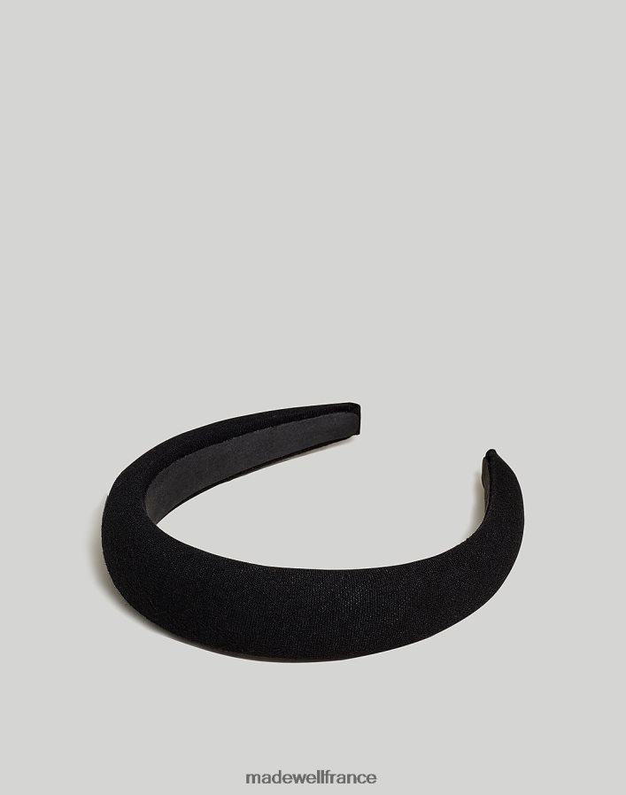 accessoires fr Madewell femmes bandeau rembourré vrai noir DX8828785