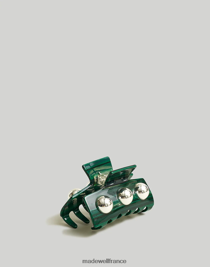 accessoires fr Madewell femmes barrette à cheveux cloutée malachite DX8828768