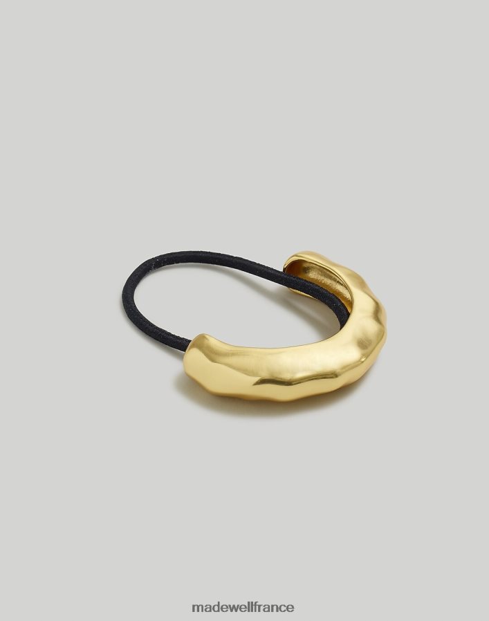 accessoires fr Madewell femmes élastique à cheveux sculptural en métal pour queue de cheval or vintage DX8828634