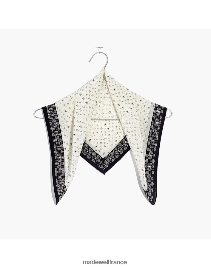accessoires fr Madewell femmes bandana en soie charbon noir DX8828740