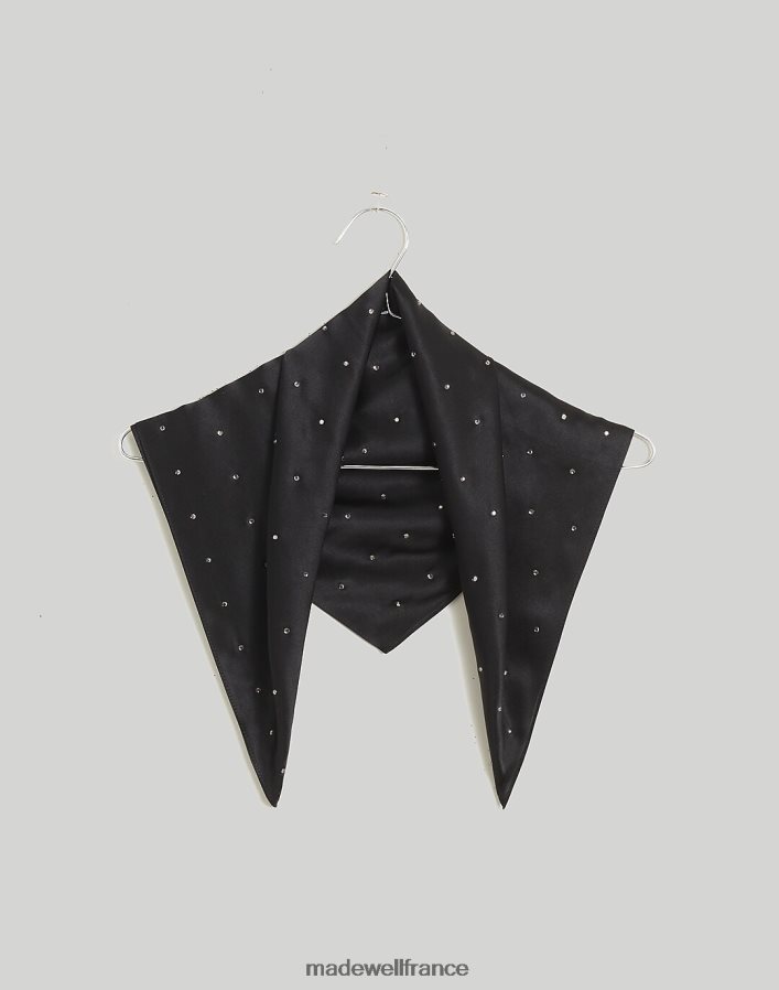 accessoires fr Madewell femmes bandana en soie à cristaux vrai noir DX8828739