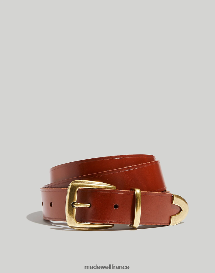 accessoires fr Madewell femmes ceinture western en cuir vrai noir DX8828754