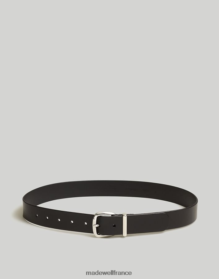 accessoires fr Madewell femmes l'incontournable ceinture large en cuir vrai noir DX8828742