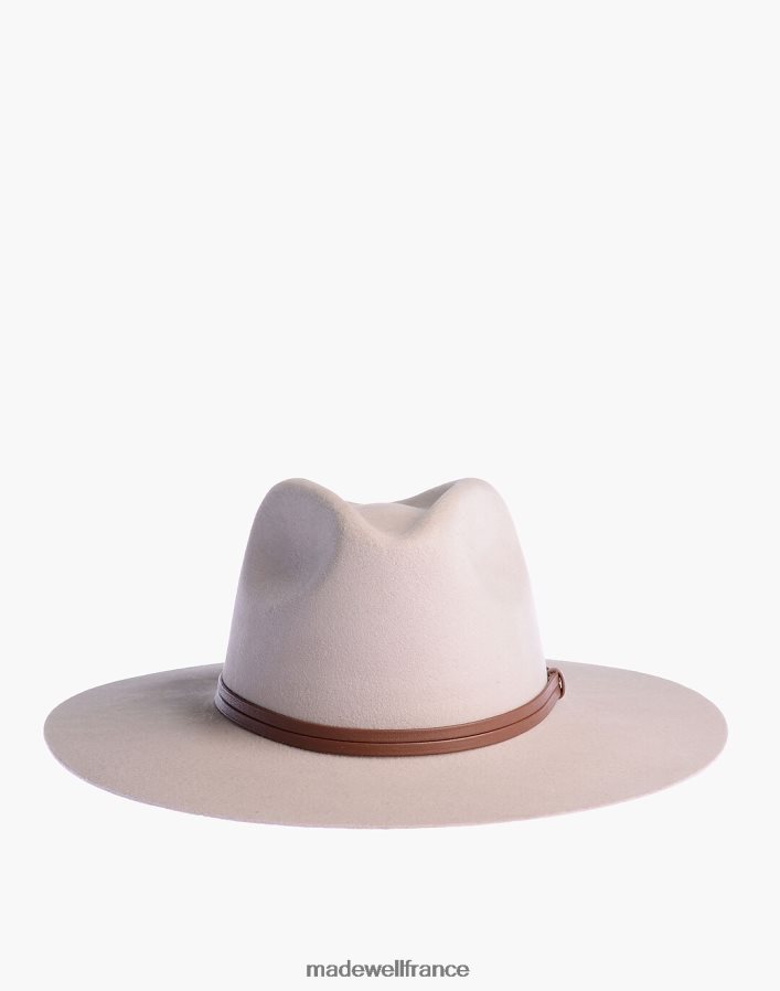 accessoires fr Madewell femmes asn chapeau sahara en feutre de laine à larges bords taupe DX88281247