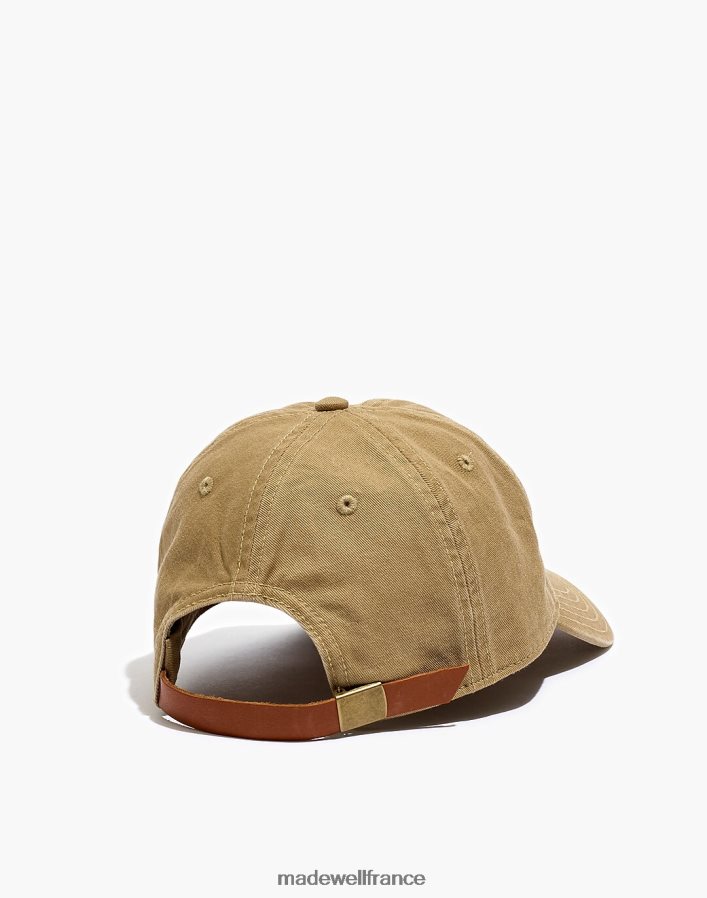 accessoires fr Madewell femmes casquette de baseball cassée en coton biologique albâtre DX8828796