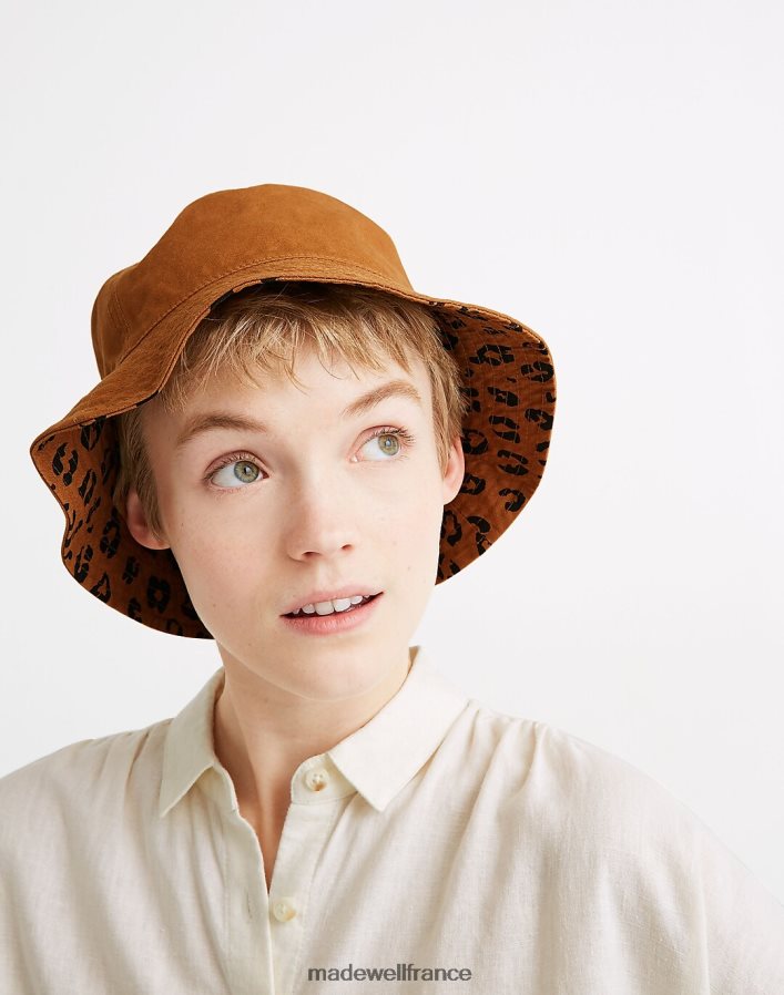 accessoires fr Madewell femmes chapeau bob à bords courts parchemin vintage multi DX8828808