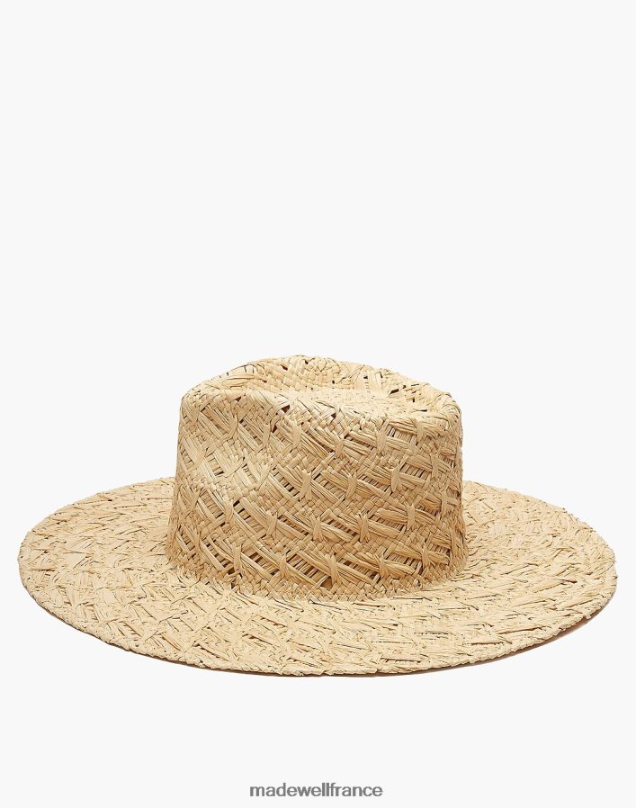 accessoires fr Madewell femmes chapeau de paille Wyeth Suki noir DX88282420