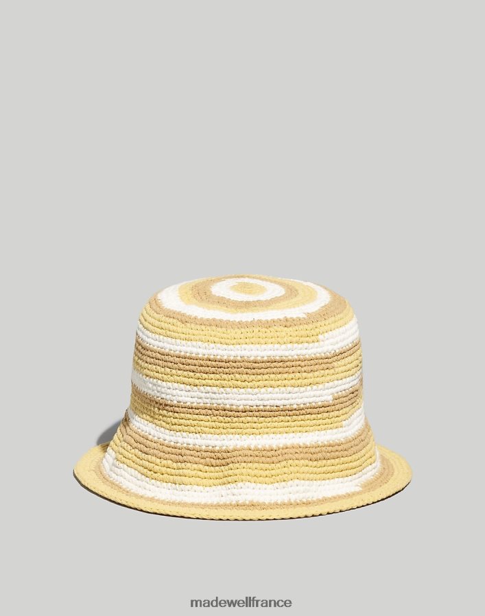 accessoires fr Madewell femmes chapeau de seau au crochet sable de terre DX8828807
