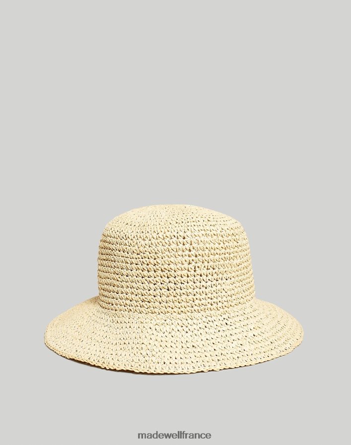 accessoires fr Madewell femmes chapeau seau en paille acajou tendre DX88282470