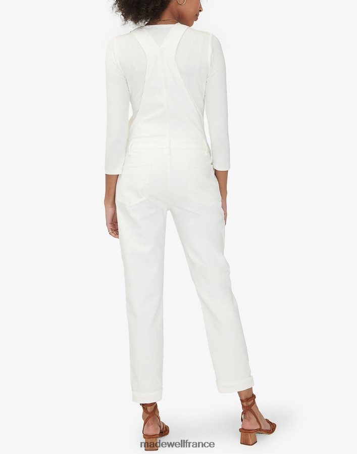 accessoires fr Madewell femmes collection Hatch, la salopette de maternité en jean blanc DX88281435