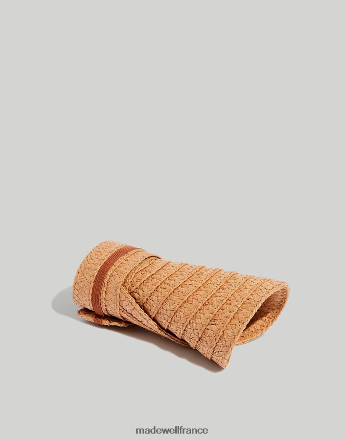 accessoires fr Madewell femmes visière pliable en paille tressée péri lointain DX8828817