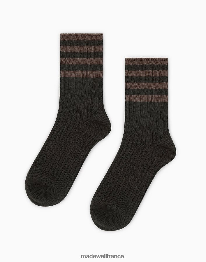 accessoires fr Madewell femmes chaussettes Union Lexi sur mesure noyer DX88282309