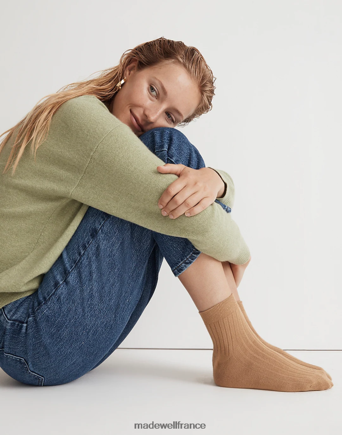 accessoires fr Madewell femmes lot de trois socquettes moulantes crème antique DX88281008