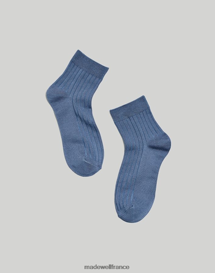 accessoires fr Madewell femmes socquettes côtelées moulantes courge rôtie DX88281009