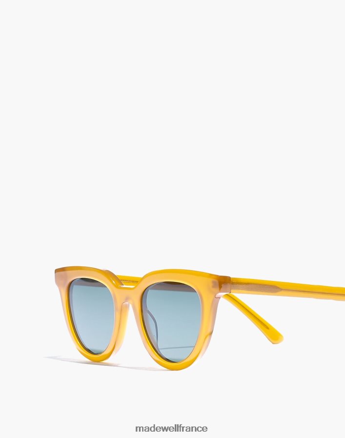 accessoires fr Madewell femmes lunettes de soleil adrian charbon noir multi DX88281039