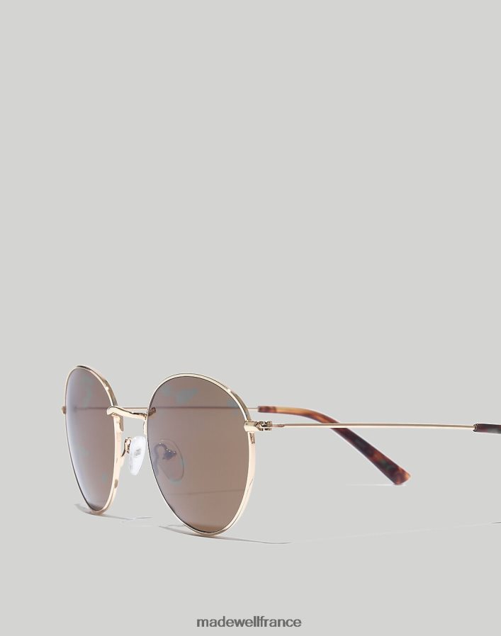 accessoires fr Madewell femmes lunettes de soleil aviateur fest brun doré DX88281044
