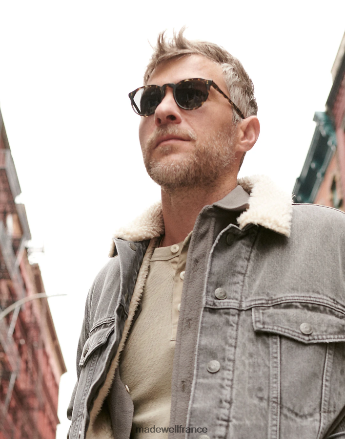 accessoires fr Madewell femmes lunettes de soleil raen remmy 49 marron multicolore DX88282143