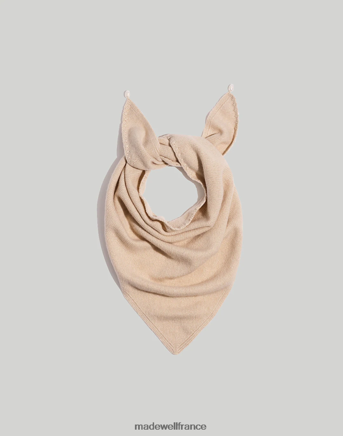 accessoires fr Madewell femmes bandana en cachemire et mérinos (re)sourcés Donni Pearl beige chiné DX88281001