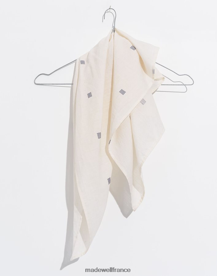 accessoires fr Madewell femmes bandana en coton tissé à la main du monde du corbeau blanc DX88282413