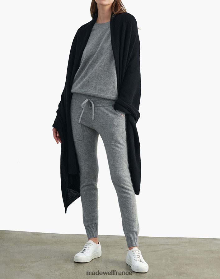 accessoires fr Madewell femmes écharpe de voyage en cachemire Warren noir DX88282399