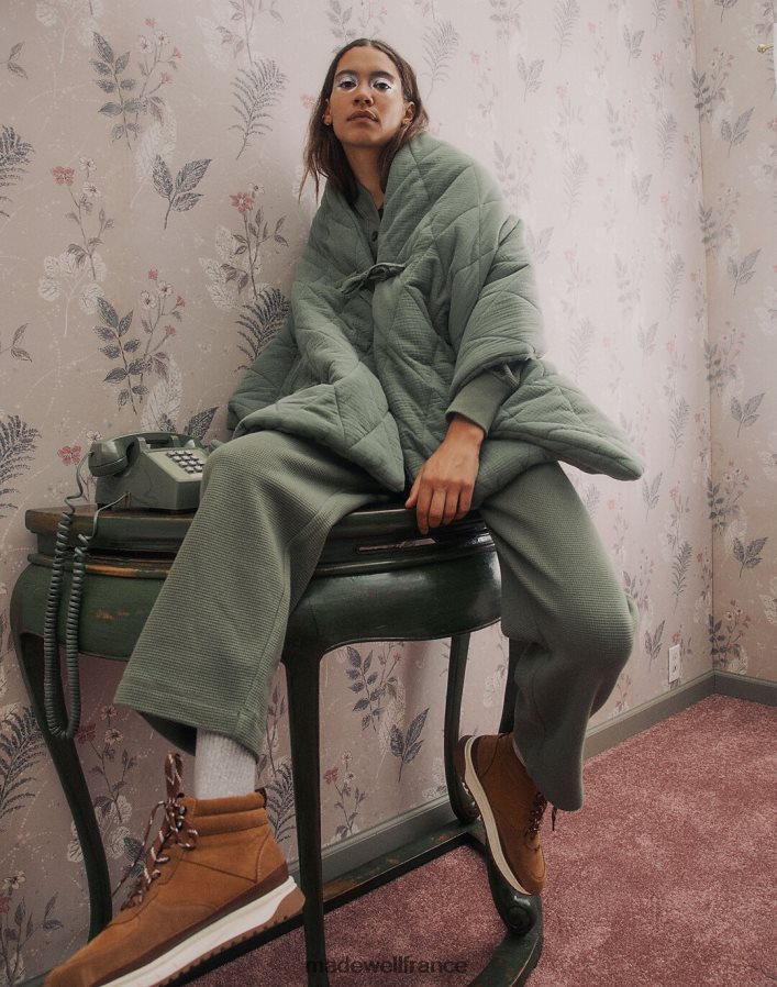 accessoires fr Madewell femmes écharpe matelassée paume fanée DX88281002