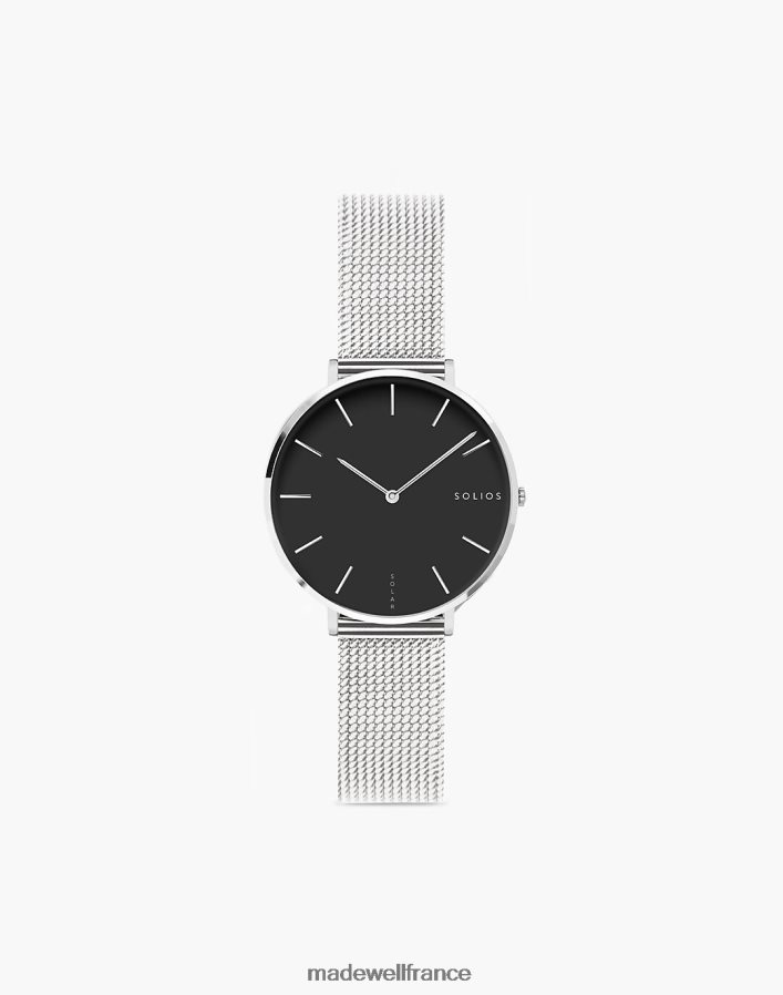 accessoires fr Madewell femmes Solios regarde le mini solaire argent DX88282281