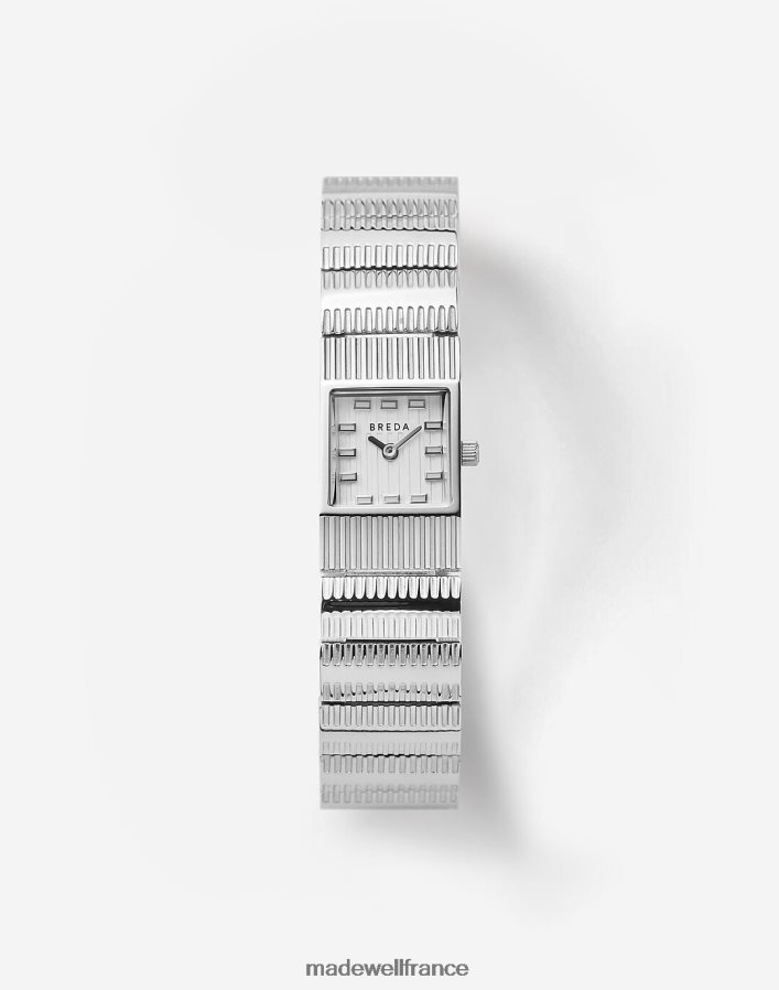 accessoires fr Madewell femmes montre breda 'groove' et bracelet en métal argent DX88281312