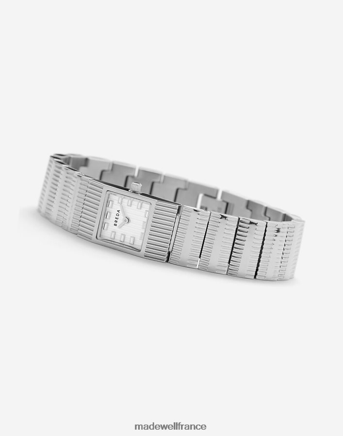 accessoires fr Madewell femmes montre breda 'groove' et bracelet en métal argent DX88281312