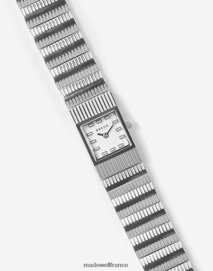 accessoires fr Madewell femmes montre breda 'groove' et bracelet en métal argent DX88281312