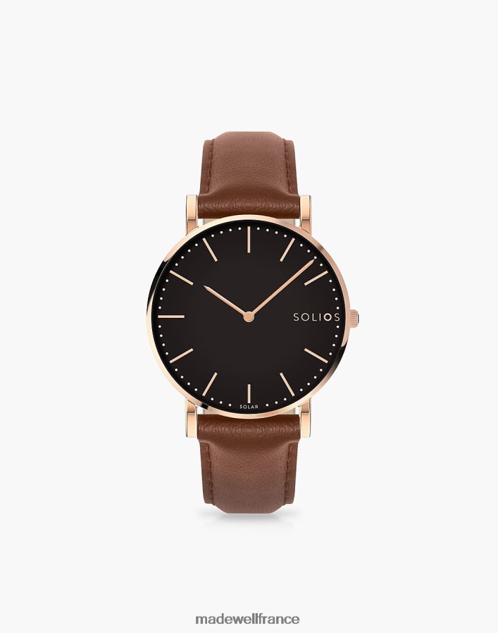 accessoires fr Madewell femmes solios montres étui écologique végétalien brun DX88282288