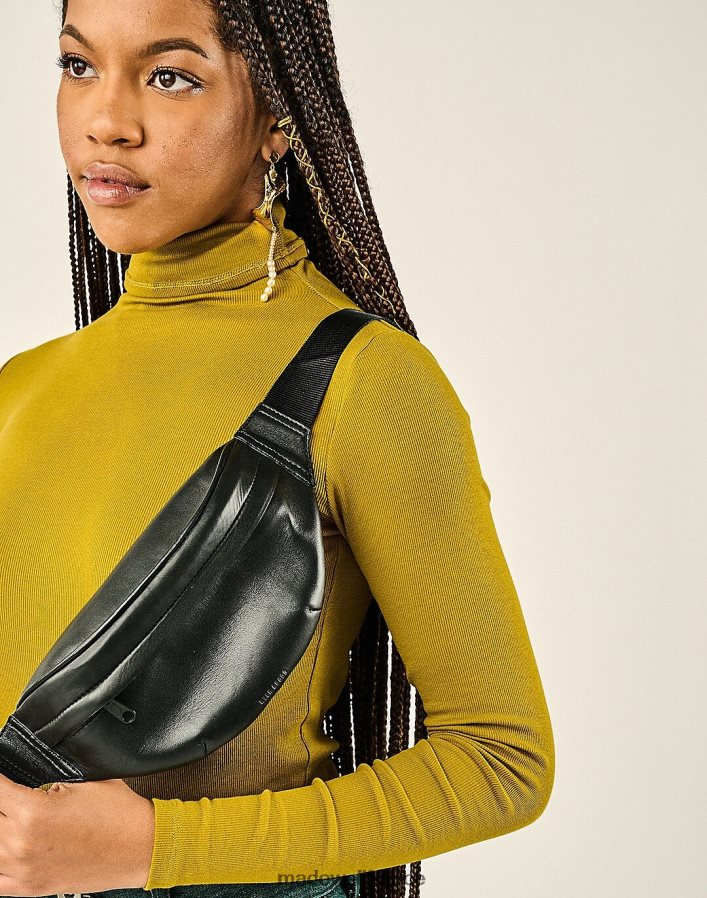 accessoires fr Madewell femmes Sac banane en cuir recyclé Hyer Goods olive DX88281608