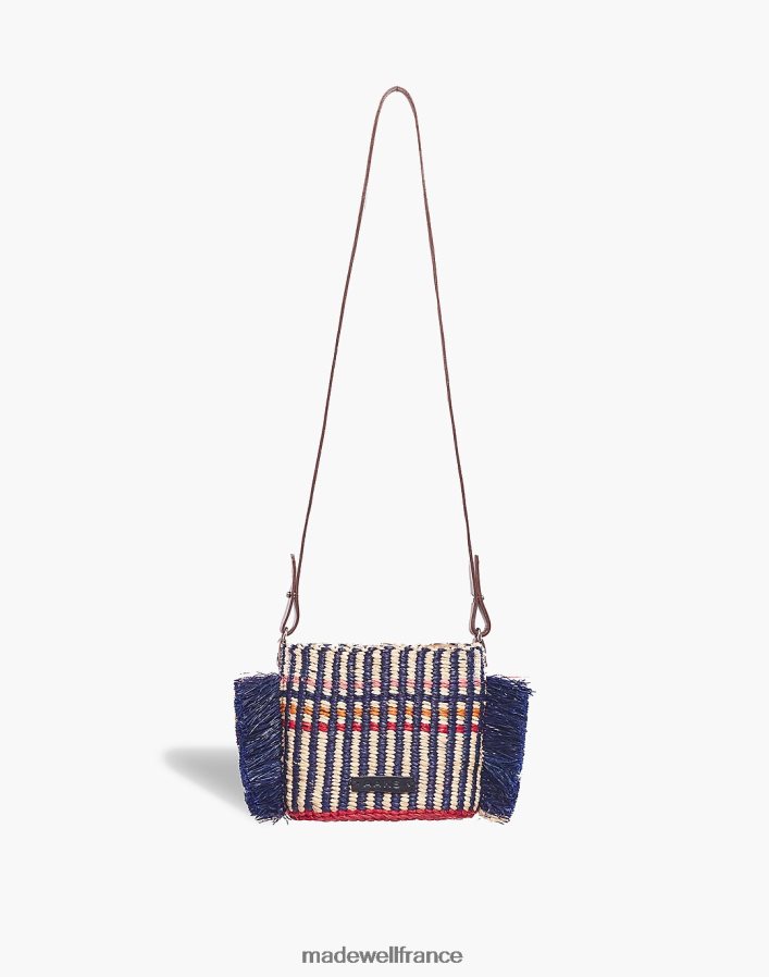 accessoires fr Madewell femmes aaks raphia hana mini sac à rayures multi DX88281167