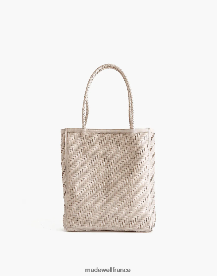 accessoires fr Madewell femmes bembien sac cabas le en cuir crème DX88281254