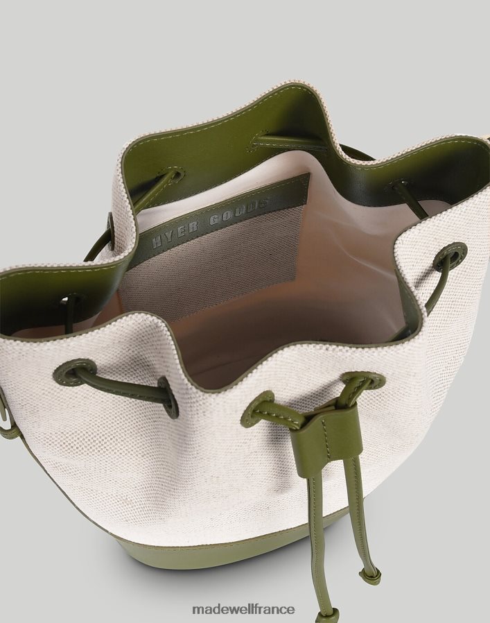 accessoires fr Madewell femmes hyer marchandises le seau en toile olive DX88281605