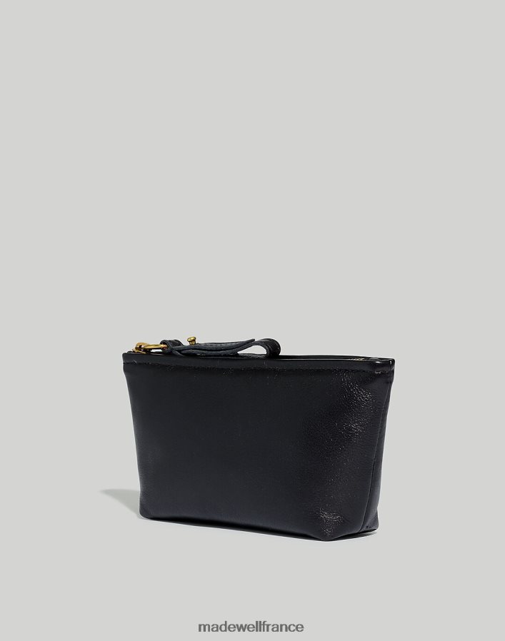 accessoires fr Madewell femmes la pochette zippée piazza poutre en bois DX8828704
