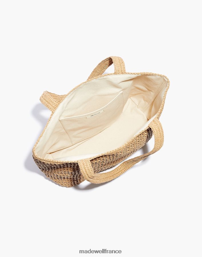 accessoires fr Madewell femmes le cabas de transport : édition paille rétro rose DX8828736