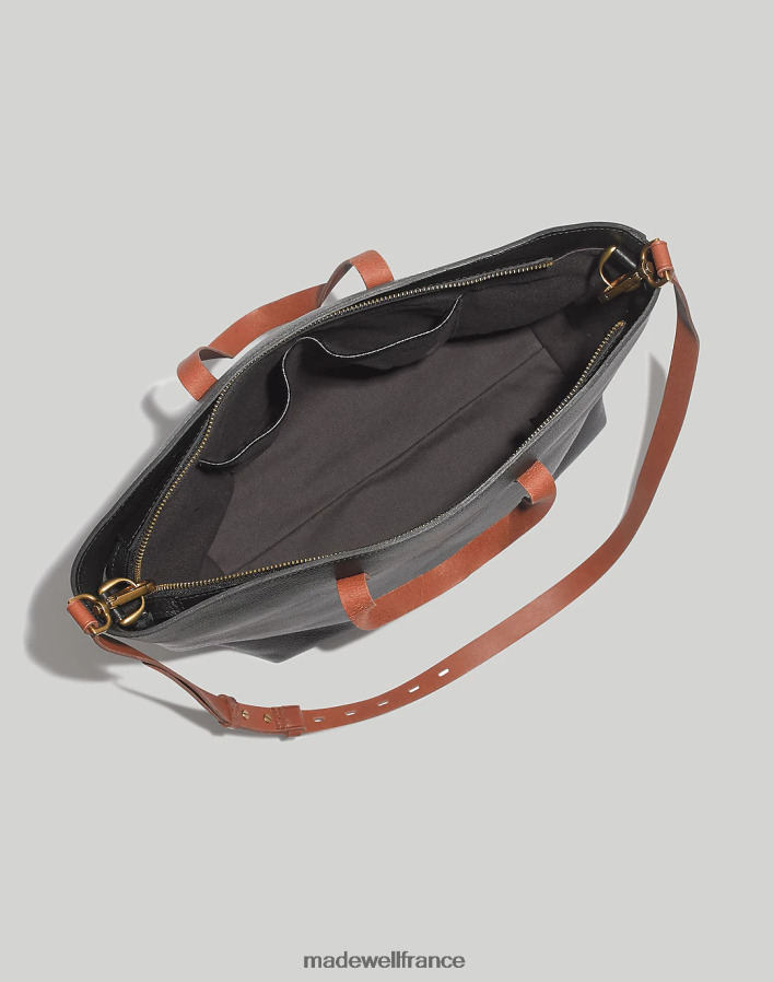 accessoires fr Madewell femmes le fourre-tout de transport zippé vrai brun noir DX8828735