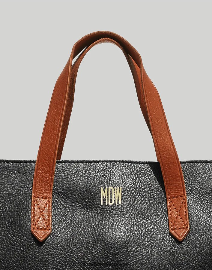 accessoires fr Madewell femmes le fourre-tout de transport zippé vrai brun noir DX8828735