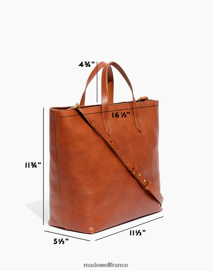 accessoires fr Madewell femmes le fourre-tout de transport zippé vrai brun noir DX8828735