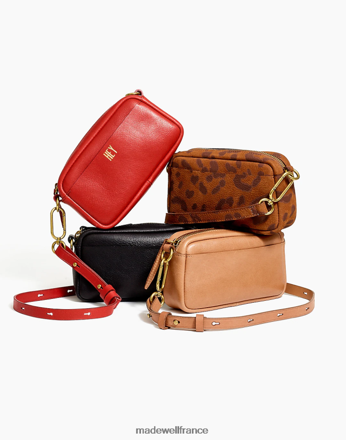 accessoires fr Madewell femmes le mini sac bandoulière mousqueton en cuir vrai noir DX8828667
