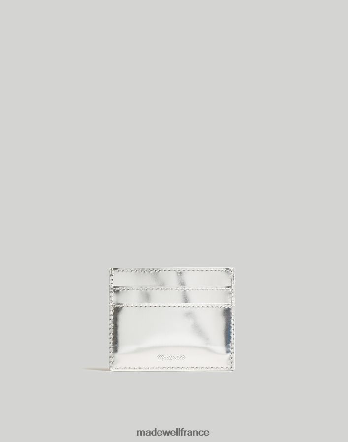 accessoires fr Madewell femmes le porte-cartes en cuir argent DX8828702