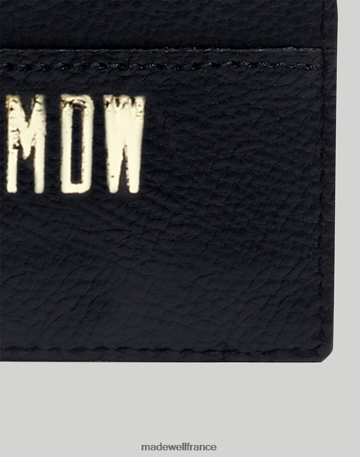 accessoires fr Madewell femmes le porte-cartes en cuir vrai noir DX8828703