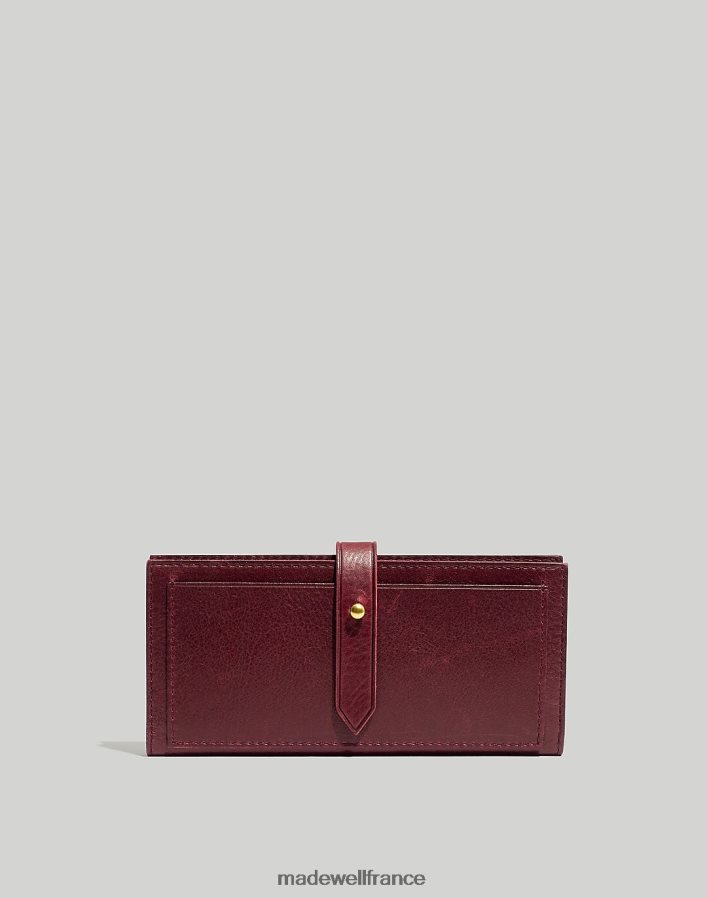 accessoires fr Madewell femmes le portefeuille postal en cuir vrai noir DX8828709
