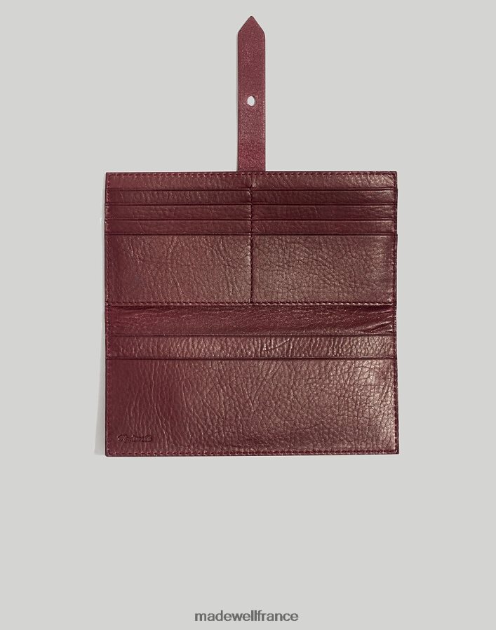 accessoires fr Madewell femmes le portefeuille postal en cuir vrai noir DX8828709