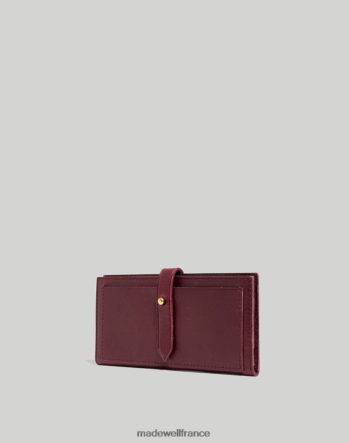 accessoires fr Madewell femmes le portefeuille postal en cuir vrai noir DX8828709