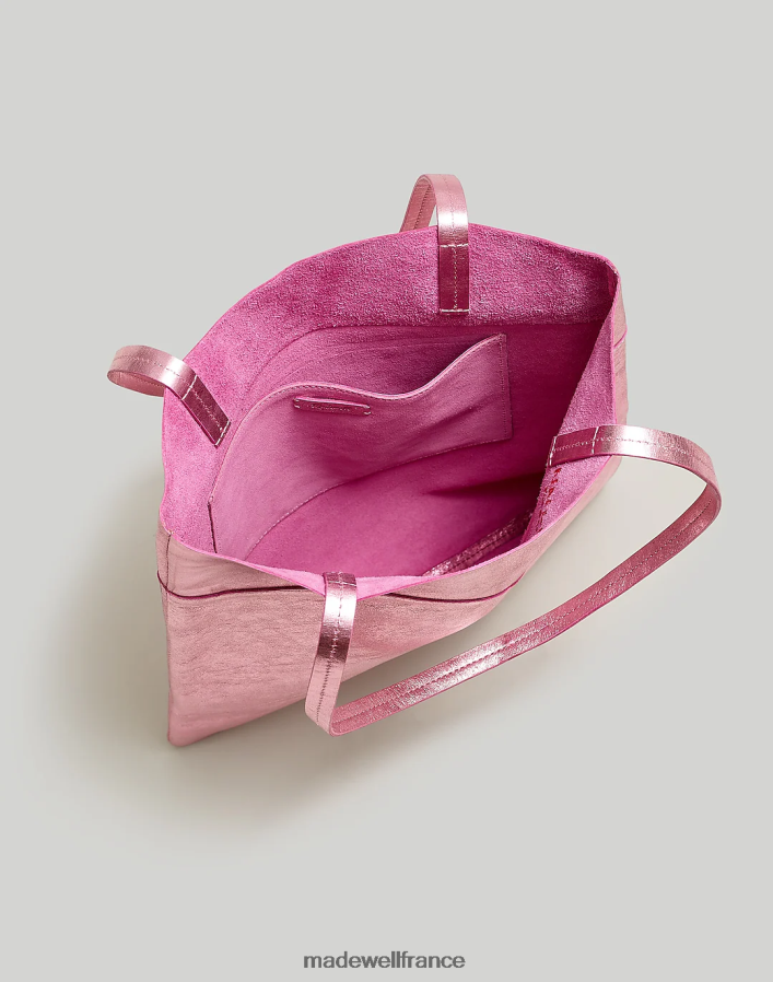 accessoires fr Madewell femmes le sac fourre-tout du magazine argent brillant DX8828718