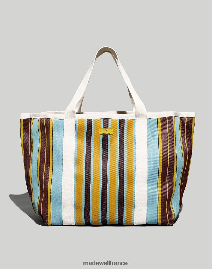 accessoires fr Madewell femmes sac fourre-tout gunes pour kit de natation doré marron bleu DX88281432
