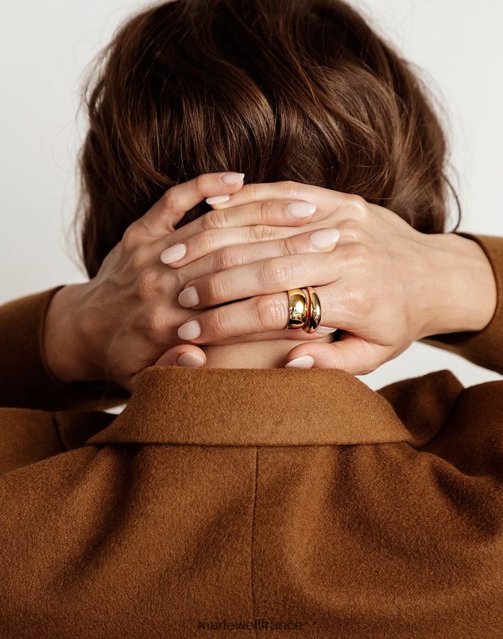 accessoires fr Madewell femmes bague bombée bijoux maslo or DX88281892