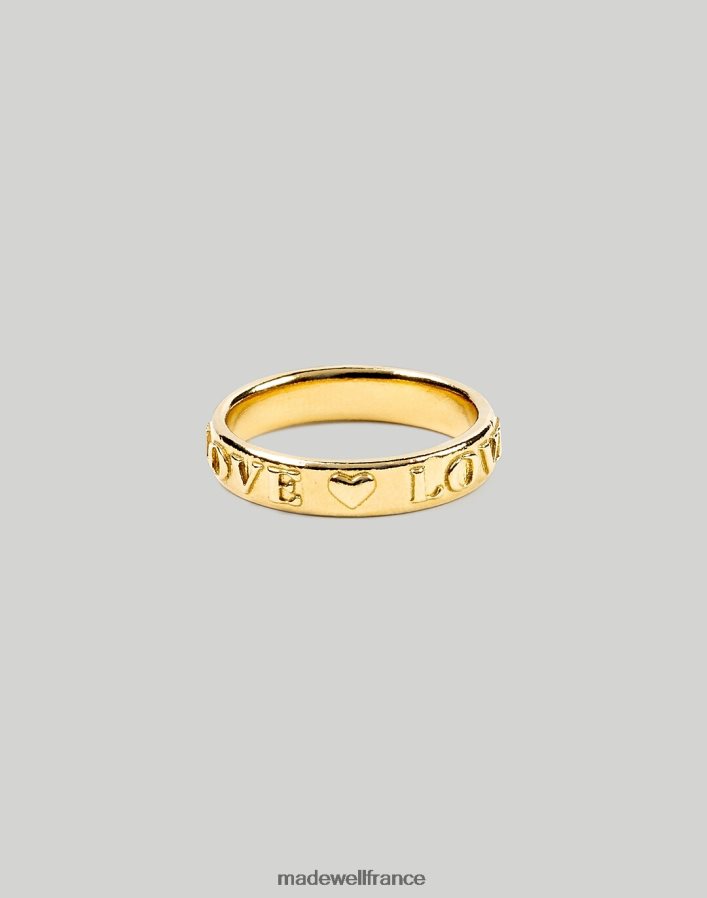 accessoires fr Madewell femmes iris 1956 bijoux bague d'amour or DX88281692