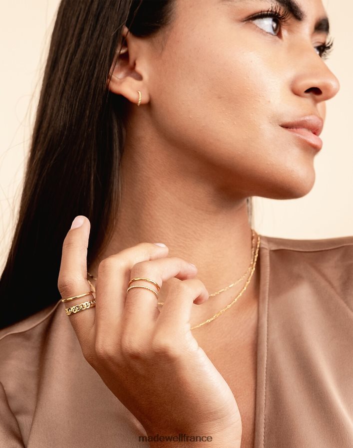 accessoires fr Madewell femmes katie dean bijoux ensemble de bagues de tous les jours or DX88281501